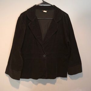 KLD Signature Black Corduroy Blazer